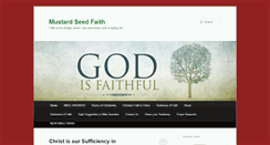 Desktop Screenshot of mustardseedfaithblog.com